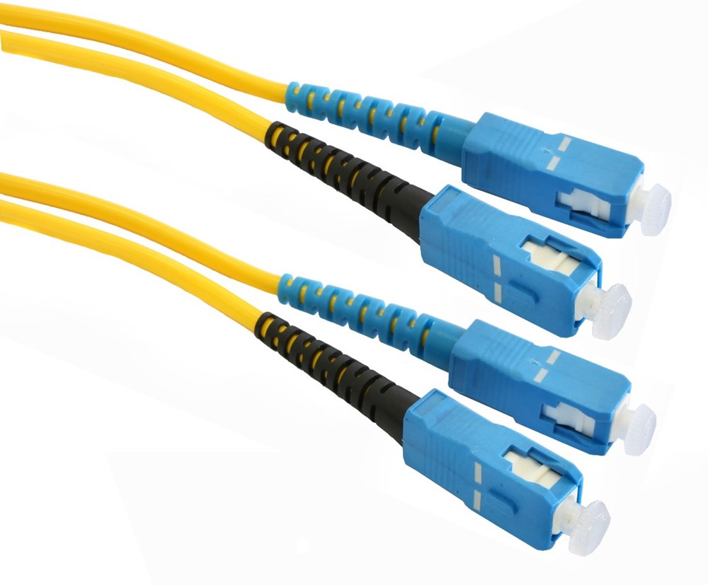 Grove 20 m SC-SC OS1/OS2 singlemode duplex patch lead with LSZH jacket for secure, low-loss fibre network connections