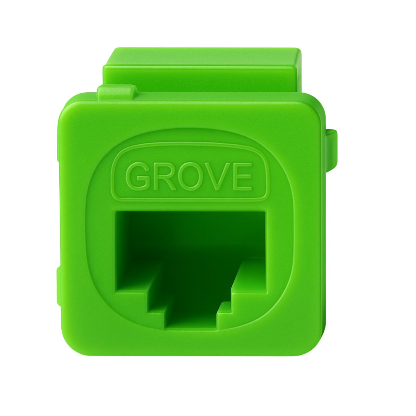 Grove Cat6 modular RJ45 jacks green bag of 10 for high-speed Ethernet structured cabling