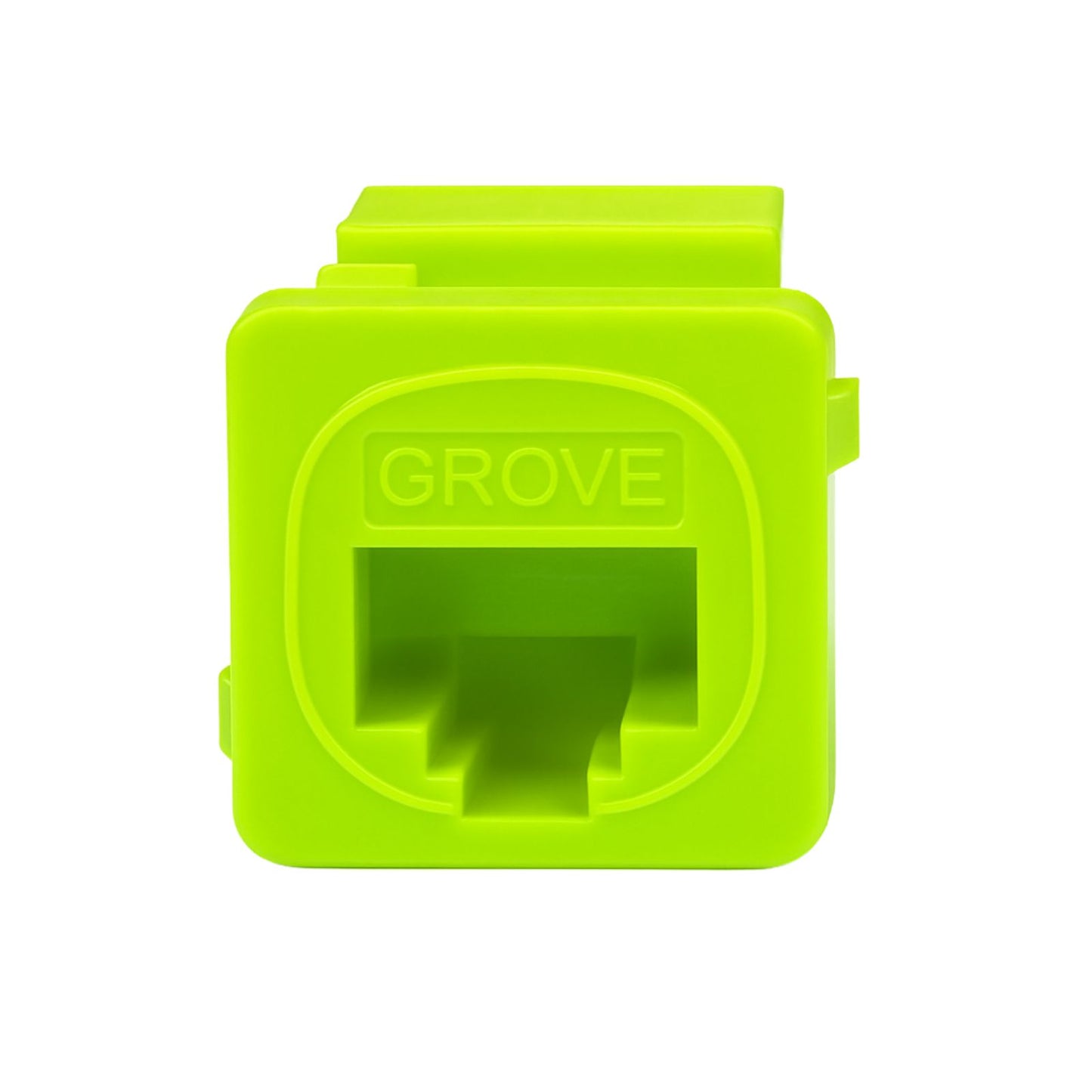 Grove Cat6 modular RJ45 jacks Lime bag of 10 for high-speed Ethernet structured cabling