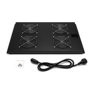 Grove Express 4-fan unit for 600x1000 mm network cabinets, improves airflow, reduces heat, reliable roof-mounted cooling unit