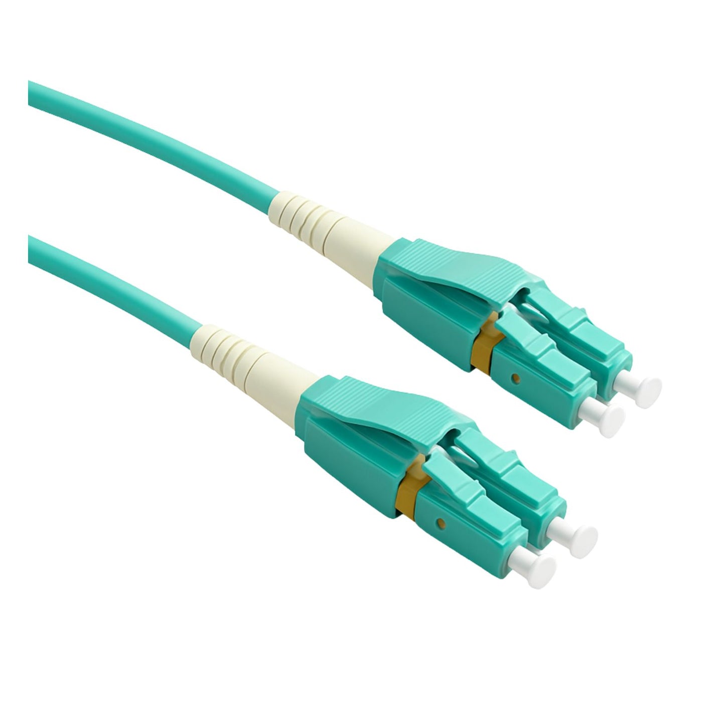 10 m LC-LC OM4 MM duplex uniboot patch lead with 50/125 µm fibre for high-performance, space-saving network connections