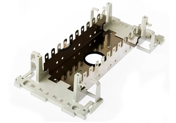 The 11 Way Back-Mount Frame is a versatile and durable solution for organizing and managing telecommunications and network cables.