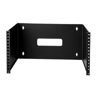 Grove 6RU 300 mm deep steel wall frame rack for 19-inch network and IT equipment in compact spaces.
