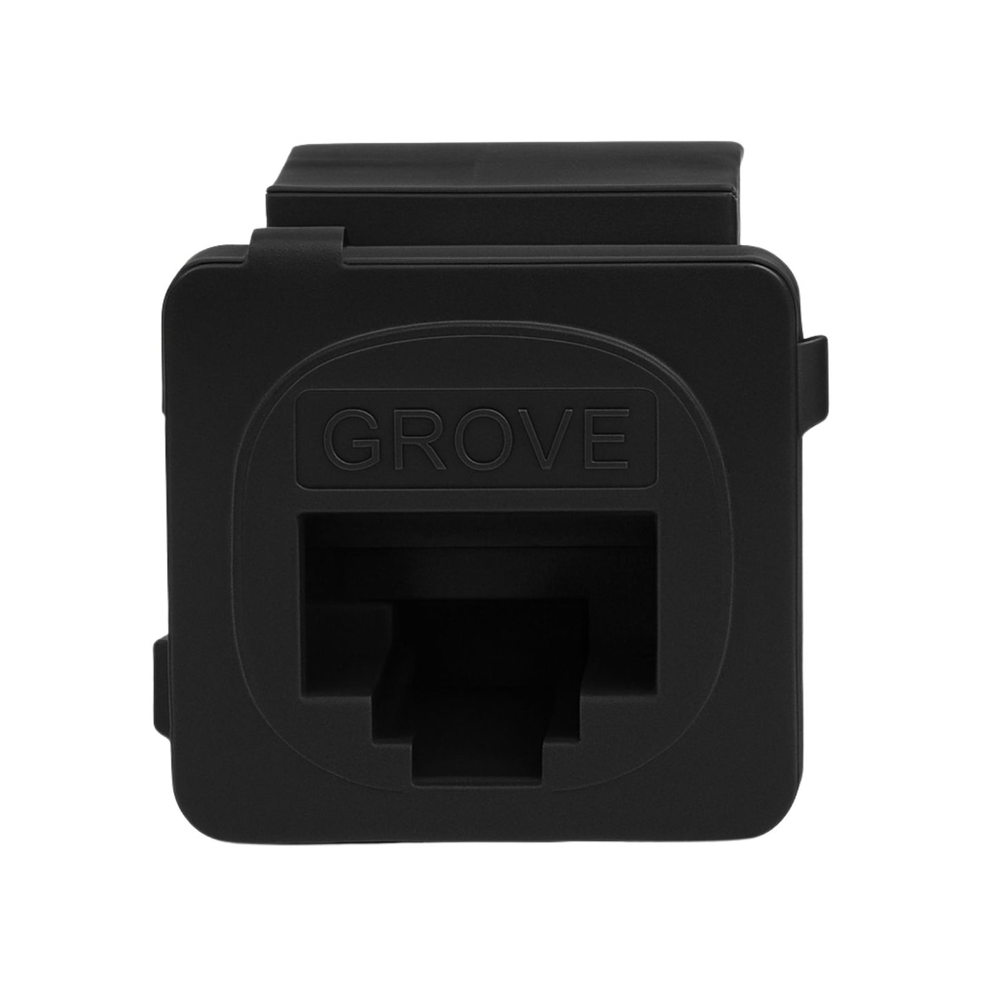 Grove Cat6 modular RJ45 jacks black bag of 10 for high-speed Ethernet structured cabling