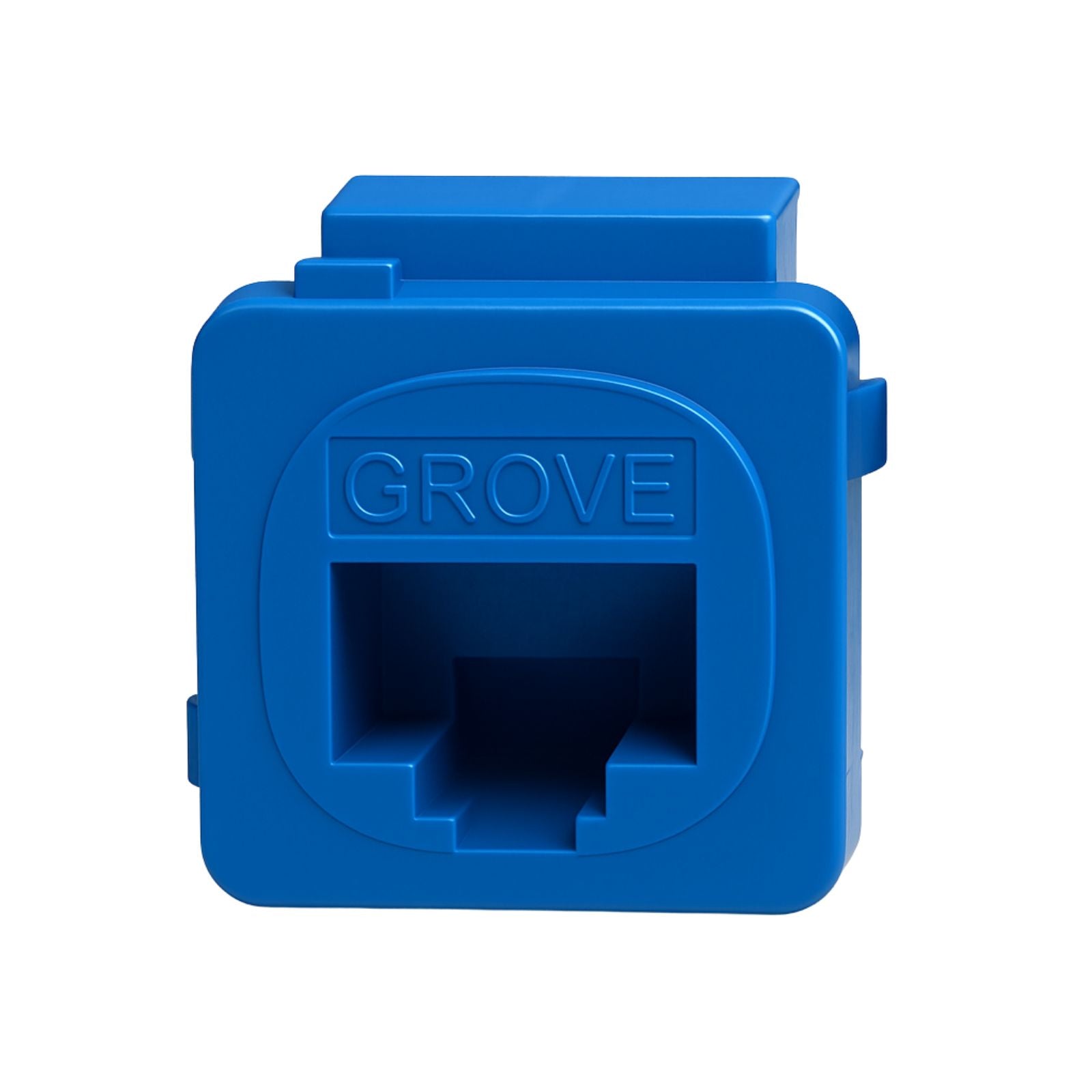 Grove Cat6 modular RJ45 jacks blue bag of 10 for high-speed Ethernet structured cabling
