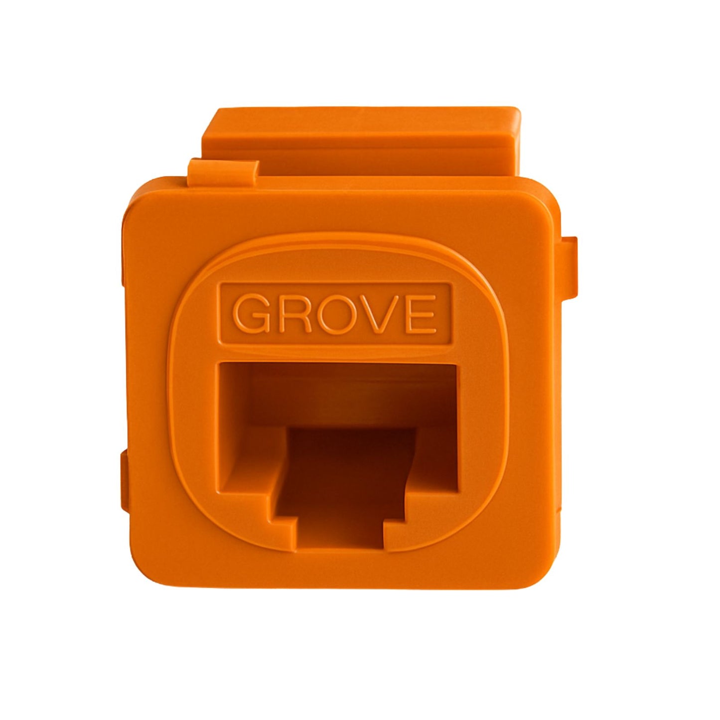 Grove Cat6 modular RJ45 jacks orange bag of 10 for high-speed Ethernet structured cabling