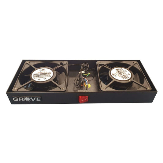 Serve Pro Stackable Fans Grove Express Fans | Rack Mount Cooling for Network and Data Cabinets ...