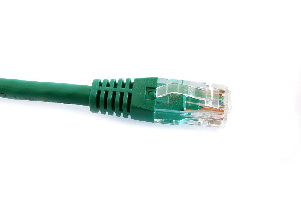 Grove 0.5 m green Cat6 patch lead with RJ45 connectors, AS/NZS 11801 and ISO/IEC 11801 compliant for structured cabling systems.