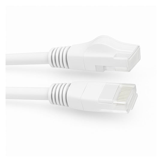 2.0 m white Cat6 thin 28 AWG LSZH Ethernet patch lead for high-speed 1 Gbps network connections