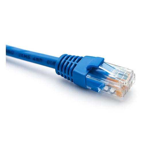 30M Cat6 Patch Lead blue, LSZH Ethernet cable, 28AWG, 1Gbps, PoE compatible for stable and reliable network connections