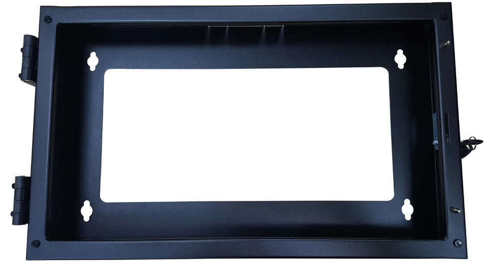 Grove 6RU Swing Frame Back Mount with rear access, ventilation, and cable management. Ideal for IT, networking, and AV setups.